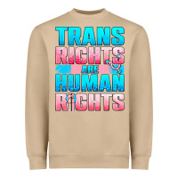 Mushroom Trans rights are human rights Heavyweight Sweatshirt - NancyCooperArtShop