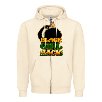 Sandshell Black magic girl Zipper Hoodie - HowdyJamesFarm