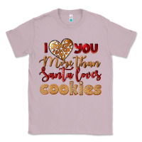 Lilac i love you more than santa loves cookies Classic Tee - LillyAllenDesigns