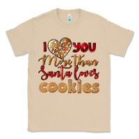 Mushroom i love you more than santa loves cookies Classic Tee - LillyAllenDesigns