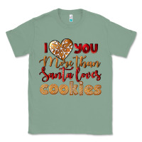 Sage i love you more than santa loves cookies Classic Tee - LillyAllenDesigns