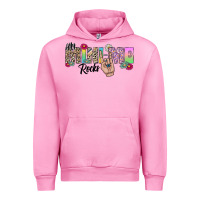 Fuchsia Pink my mini me rocks Urban Hoodie - CowhideDigitalArt