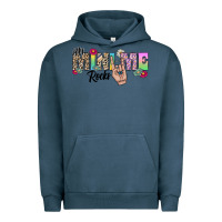 Pigment Midnight Navy my mini me rocks Urban Hoodie - CowhideDigitalArt