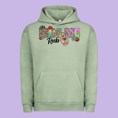 My Mini Me Rocks Urban Hoodie Designed By Cowhidedigitalart