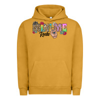 Pigment Peanut Butter my mini me rocks Urban Hoodie - CowhideDigitalArt