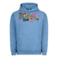 Pigment Pebble Blue my mini me rocks Urban Hoodie - CowhideDigitalArt