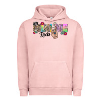 Pigment Salmon my mini me rocks Urban Hoodie - CowhideDigitalArt