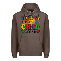 Coffee it takes a special teacher to hear what a child can't say Premium Hoodie - OliviaCreatesArt