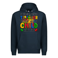 Navy it takes a special teacher to hear what a child can't say Premium Hoodie - OliviaCreatesArt