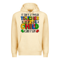 Pina Colada it takes a special teacher to hear what a child can't say Premium Hoodie - OliviaCreatesArt