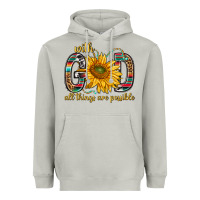 Moon Dust with god all things are possible with sunflower bbs Heavyweight Hoodie - BundleAndBundleShop