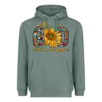 Sage with god all things are possible with sunflower bbs Heavyweight Hoodie - BundleAndBundleShop