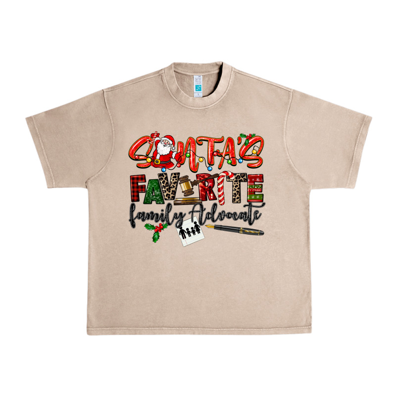 Santa's Favorite Family Advocate Urban Heavy Tee by LillyAllenDesigns | Teevron