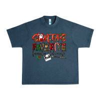 Midnight Navy santa's favorite family advocate Urban Heavy Tee - LillyAllenDesigns