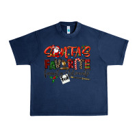 Navy santa's favorite family advocate Urban Heavy Tee - LillyAllenDesigns