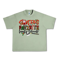 Oil Green santa's favorite family advocate Urban Heavy Tee - LillyAllenDesigns