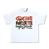 White santa's favorite family advocate Urban Heavy Tee - LillyAllenDesigns