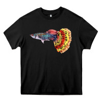 Black Guppy Fish Heavy Core Tee - LillyAllenDesigns