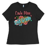 Black little miss second grade Ladies Tee - Jasminsmagicworld