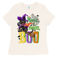 Bone Meow i mean, boo Halloween Ladies Tee - NancyCooperArtShop