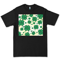 Black st patrick clover Premium Tee - MaliasSmallBusiness