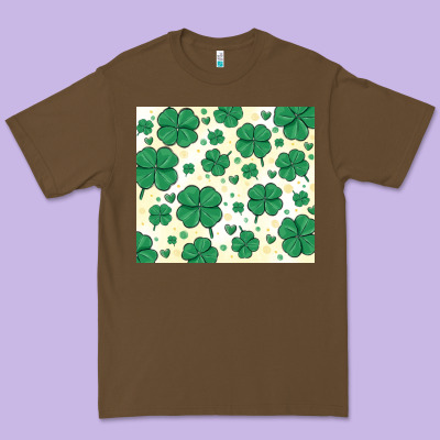 St Patrick Clover Premium Tee Designed By Maliassmallbusiness