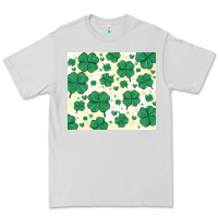 Dove Grey st patrick clover Premium Tee - MaliasSmallBusiness