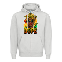 Dove Grey Unapologetically dope afro Zipper Hoodie - HowdyJamesFarm