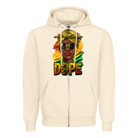 Sandshell Unapologetically dope afro Zipper Hoodie - HowdyJamesFarm