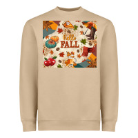 Mushroom Hello Fall Heavyweight Sweatshirt - texasbilliewilder