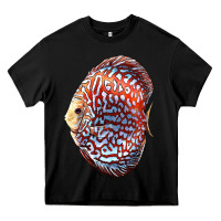 Black Discus Fish Heavy Core Tee - LillyAllenDesigns