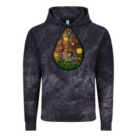 Cloud Black christmas  teardrop Vintage Hoodie - BundleAndBundleShop