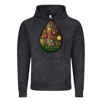 Vintage Black christmas  teardrop Vintage Hoodie - BundleAndBundleShop