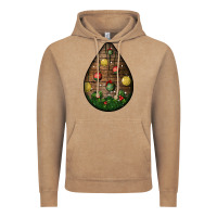 Vintage Coffee christmas  teardrop Vintage Hoodie - BundleAndBundleShop