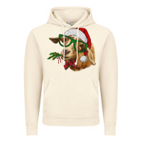 Vintage Artic christmas goat Vintage Hoodie - RanaPortraitStore