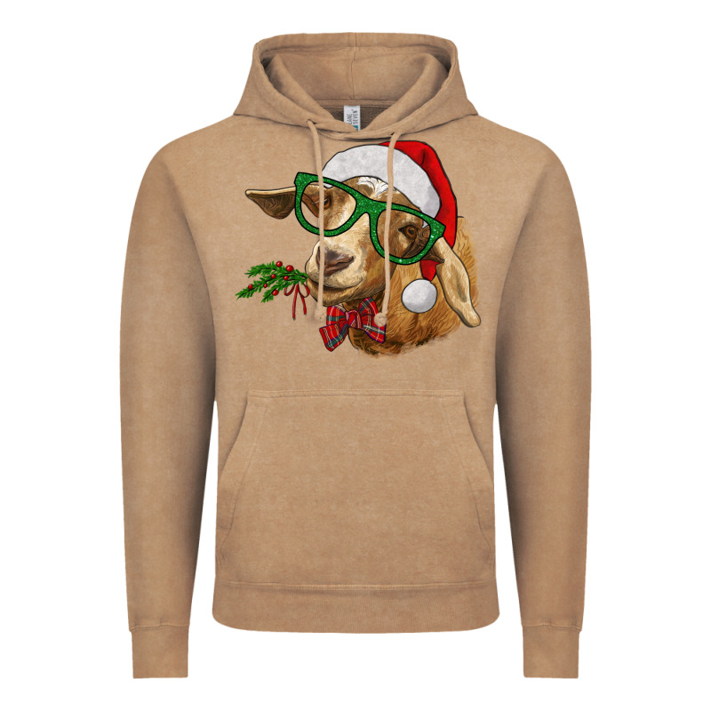 Christmas Goat Vintage Hoodie by RanaPortraitStore | Teevron