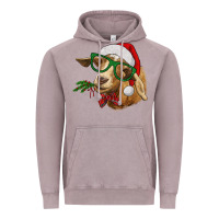Vintage Zinc christmas goat Vintage Hoodie - RanaPortraitStore