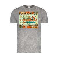 Cloud Rock hello pumpkin season tumbler Vintage Tee - BundleAndBundleShop