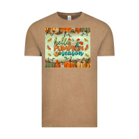 Hello Pumpkin Season Tumbler Vintage Tee | Teevron