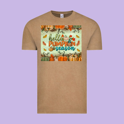 Hello Pumpkin Season Tumbler Vintage Tee Designed By Bundleandbundleshop