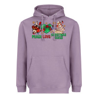 Lavender peace love christmas cakes bbs Heavyweight Hoodie - BundleAndBundleShop