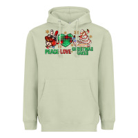 Matcha peace love christmas cakes bbs Heavyweight Hoodie - BundleAndBundleShop