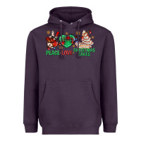 Plum peace love christmas cakes bbs Heavyweight Hoodie - BundleAndBundleShop