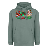 Sage peace love christmas cakes bbs Heavyweight Hoodie - BundleAndBundleShop