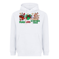 White peace love christmas cakes bbs Heavyweight Hoodie - BundleAndBundleShop