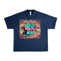 Navy boss mom wife Urban Heavy Tee - LillyAllenDesigns