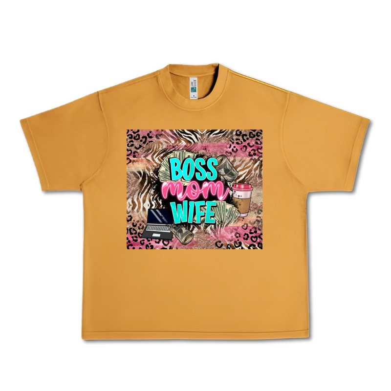 Boss Mom Wife Urban Heavy Tee by LillyAllenDesigns | Teevron