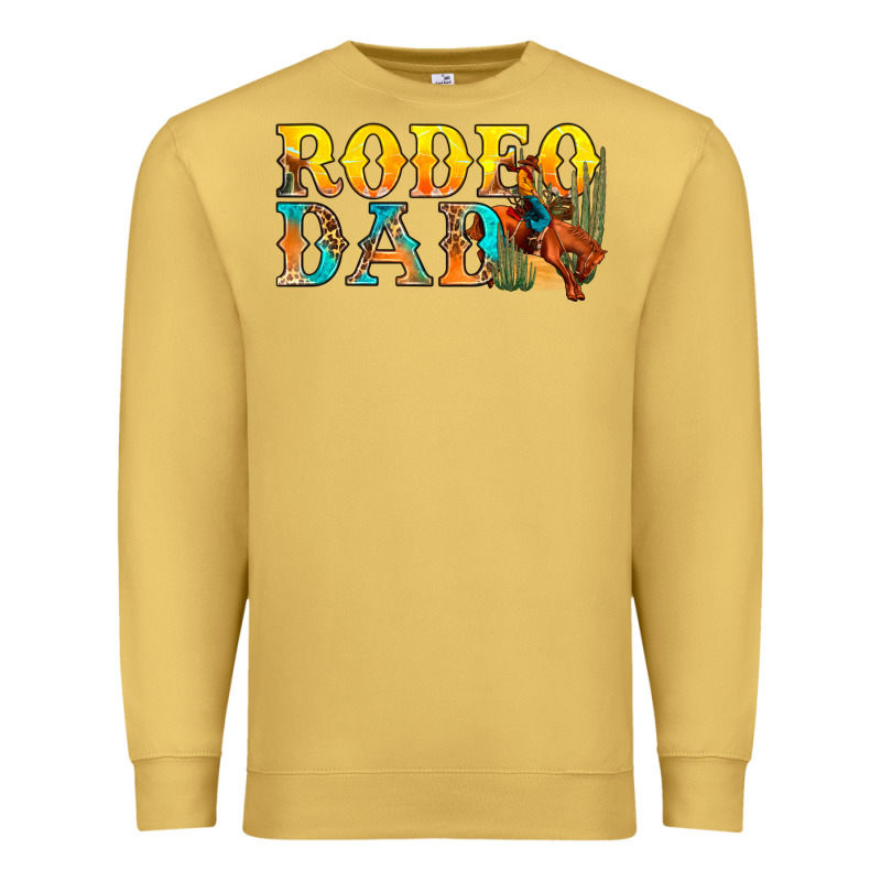 Western Rodeo Dad Premium Sweatshirt by BundleAndBundleShop | Teevron