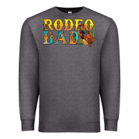 Charcoal Heather Western Rodeo Dad Premium Sweatshirt - BundleAndBundleShop