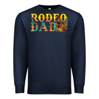 Navy Western Rodeo Dad Premium Sweatshirt - BundleAndBundleShop